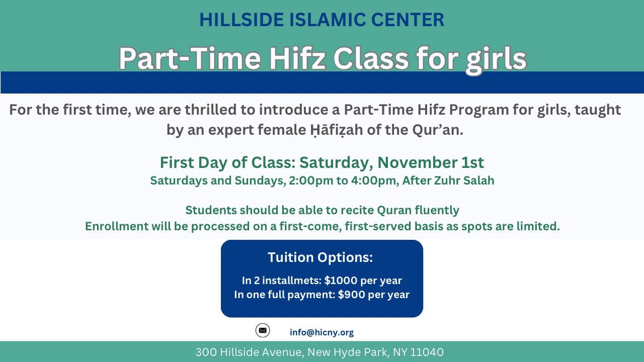 Part Time Hifz-Girls