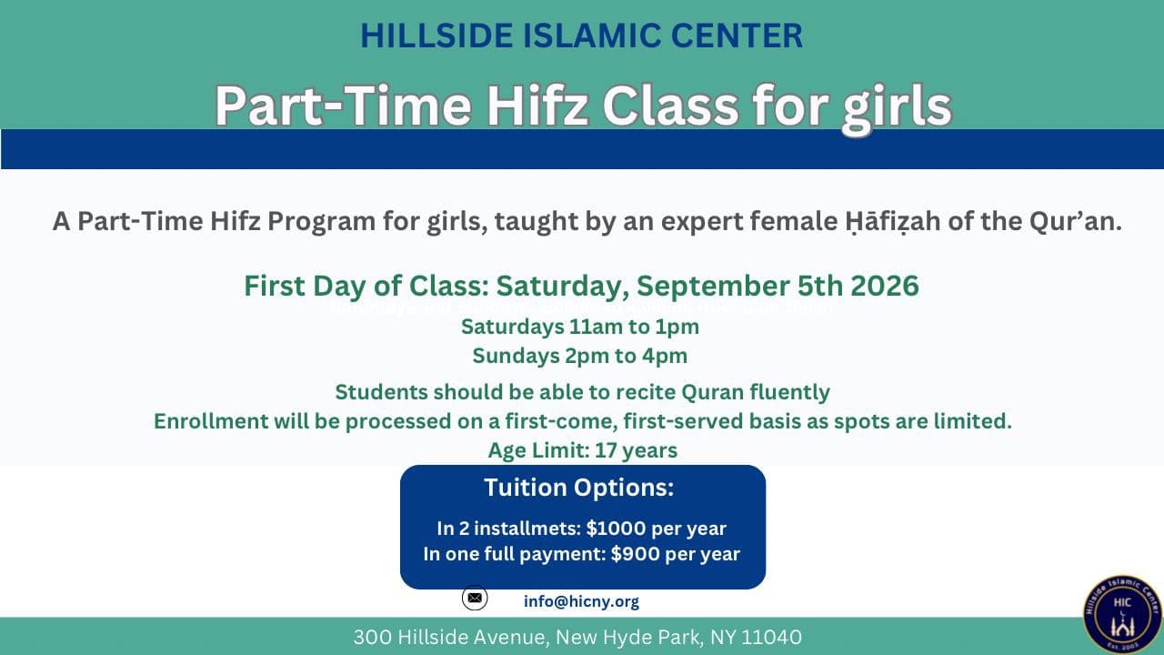 Part Time Hifz-Girls